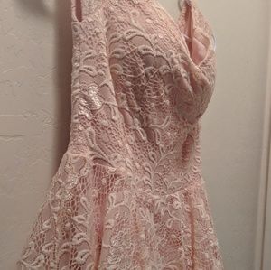 Off the shoulder cocktail dress